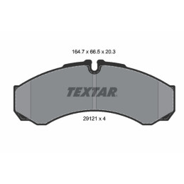 TEXTAR 2912112 Brake Pads