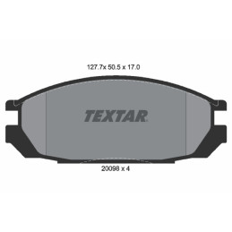 TEXTAR 2009801 Brake Pads