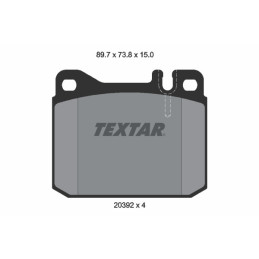 TEXTAR 2039204 Brake Pads
