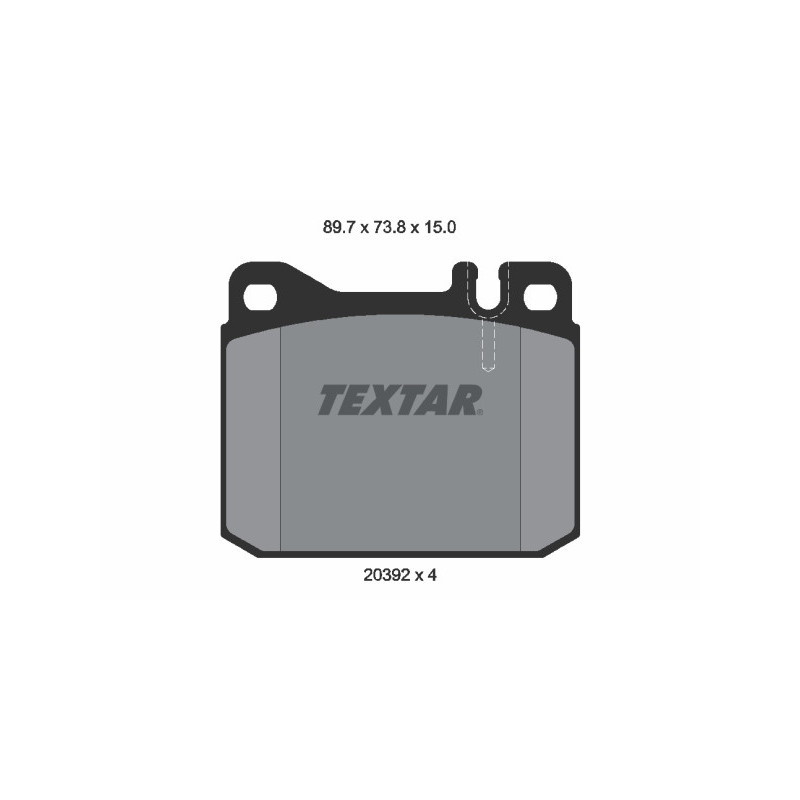TEXTAR 2039204 Brake Pads