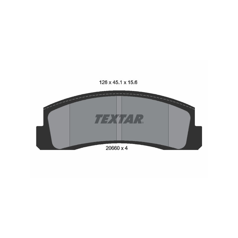 TEXTAR 2066001 Brake Pads