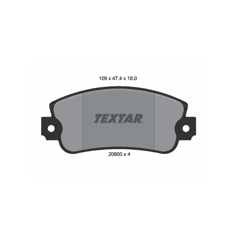 TEXTAR 2095005 Bremsbeläge