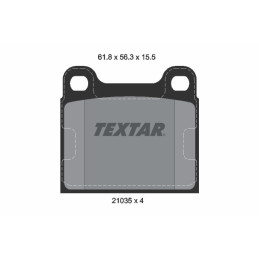 TEXTAR 2103501 Bremsbeläge