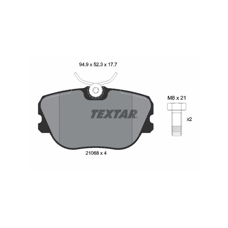 TEXTAR 2106804 Brake Pads