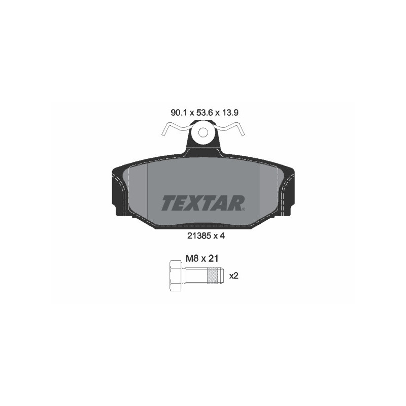 TEXTAR 2138501 Brake Pads