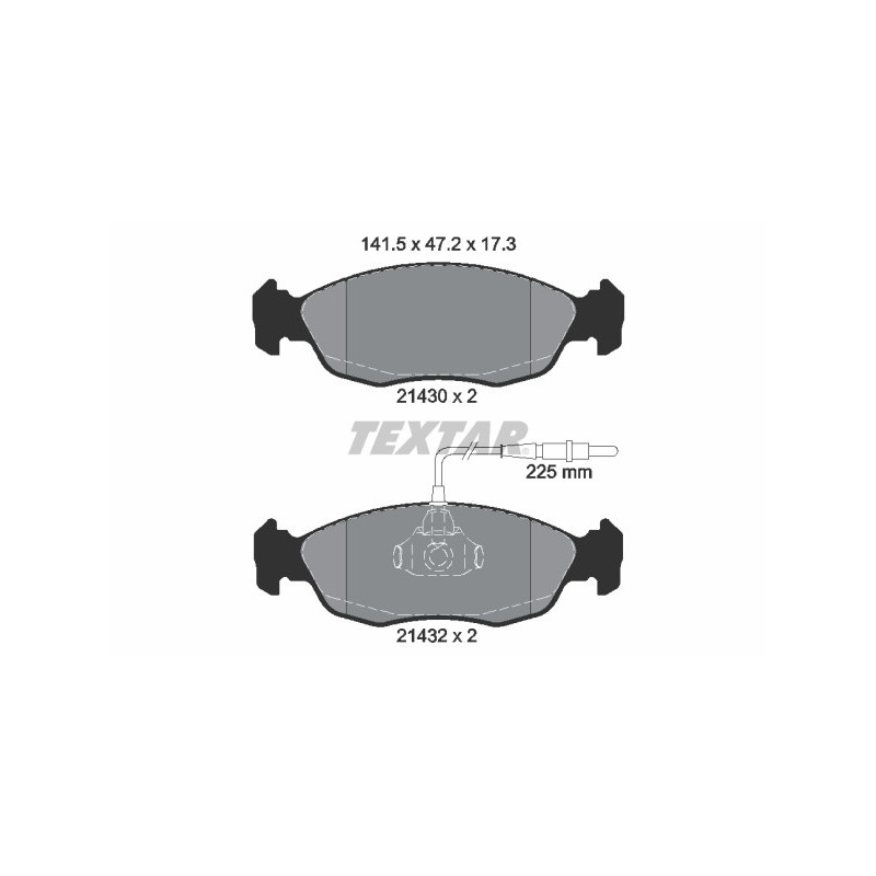 TEXTAR 2143001 Brake Pads