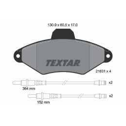 TEXTAR 2163102 Brake Pads