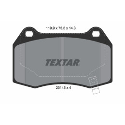 TEXTAR 2314301 Bremsbeläge