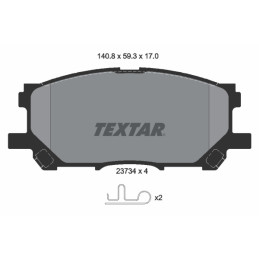 TEXTAR 2373401 Brake Pads