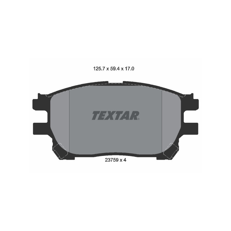 TEXTAR 2375901 Brake Pads