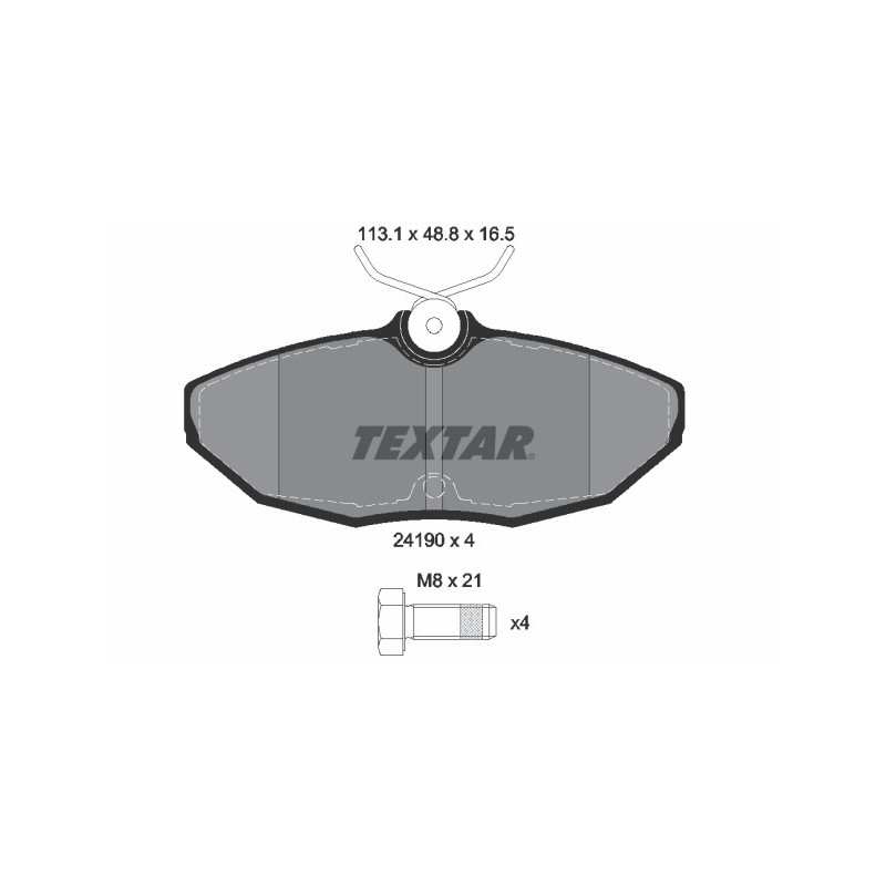 TEXTAR 2419001 Brake Pads