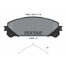 TEXTAR 2445201 Brake Pads