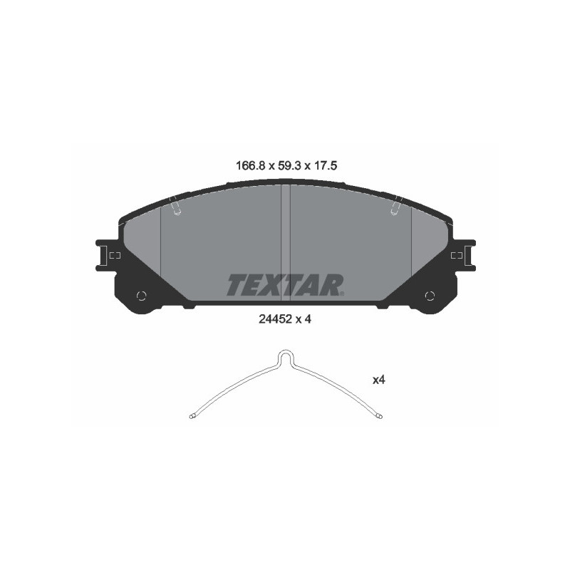 TEXTAR 2445201 Brake Pads
