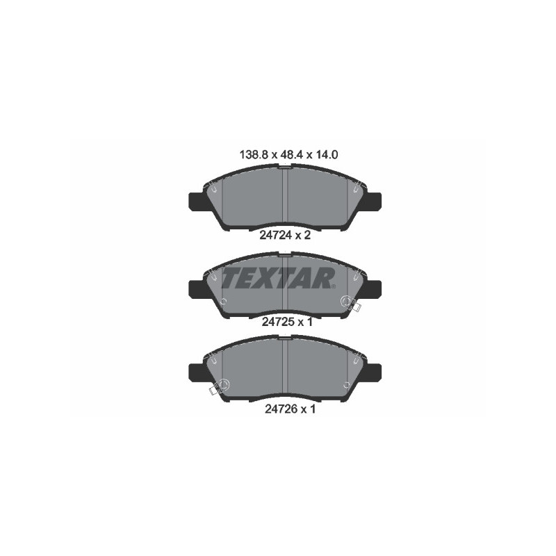 TEXTAR 2472401 Brake Pads