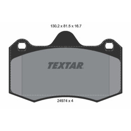 TEXTAR 2497401 Brake Pads