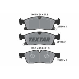 TEXTAR 2519001 Brake Pads