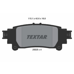 TEXTAR 2552501 Brake Pads
