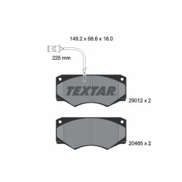 TEXTAR 2901201 Brake Pads