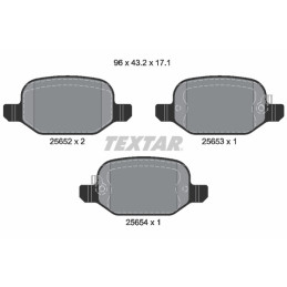 TEXTAR 2565201 Bremsbeläge
