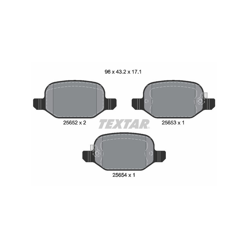 TEXTAR 2565201 Brake Pads