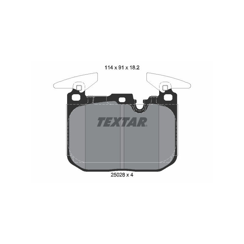 TEXTAR 2502801 Brake Pads