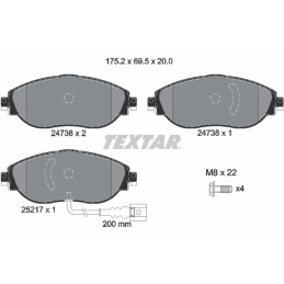 TEXTAR 2473803 Brake Pads