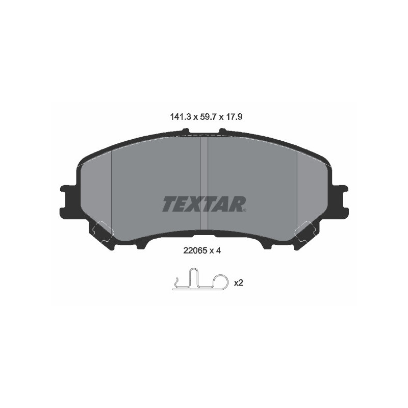 TEXTAR 2206501 Bremsbeläge