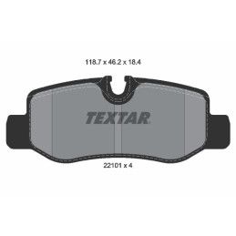 TEXTAR 2210101 Brake Pads
