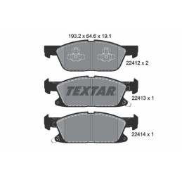 TEXTAR 2241201 Bremsbeläge