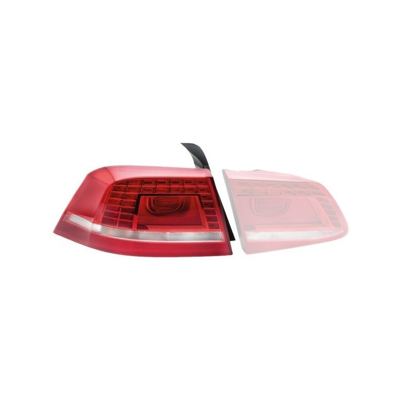 Fanale Posteriore Sinistra LED per Volkswagen Passat B7 Variant Alltrack (2010-2015) HELLA 2SK 010 746-031