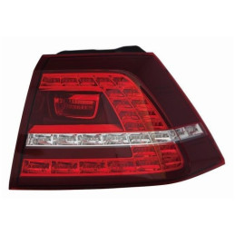 Zadné svetlo pravé LED pre Volkswagen Golf VII Hatchback (2012-2016) DEPO 441-19F3R-AE