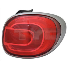 Lampa Tylna Prawa dla Fiat 500L Trekking (2012– ) TYC 11-12363-16-2