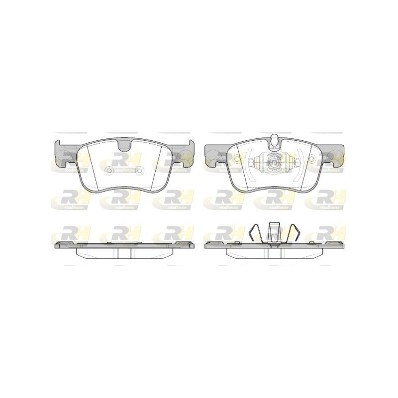 Delantero Pastillas de Freno para Citroen C4 Grand Picasso Spacetourer ROADHOUSE 21580.00
