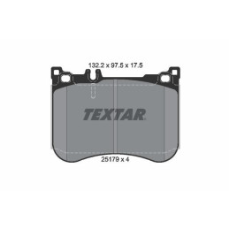 FRONT Brake Pads for Mercedes-Benz S-Class W222 C217 A217 SL R231 TEXTAR 2517903