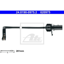 Sensor de desgaste de pastillas de freno Audi A4 A5 A6 Q5 ATE 24.8190-0975.2