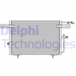 DELPHI TSP0225083 Air conditioning condenser