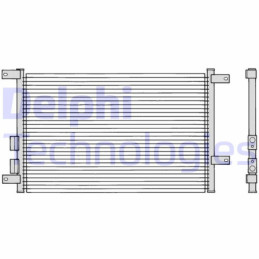 DELPHI TSP0225108 Condenseur de climatisation