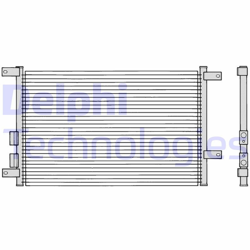 DELPHI TSP0225108 Air conditioning condenser