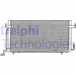 DELPHI TSP0225117 Air conditioning condenser