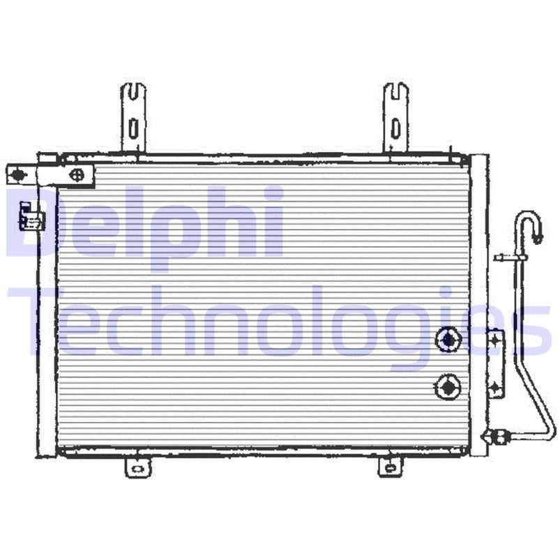 DELPHI TSP0225133 Skraplacz klimatyzacji