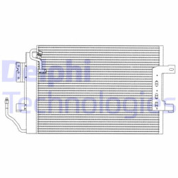 DELPHI TSP0225210 Air conditioning condenser