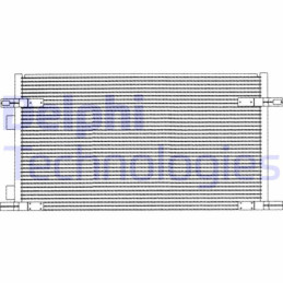 DELPHI TSP0225212 Air conditioning condenser