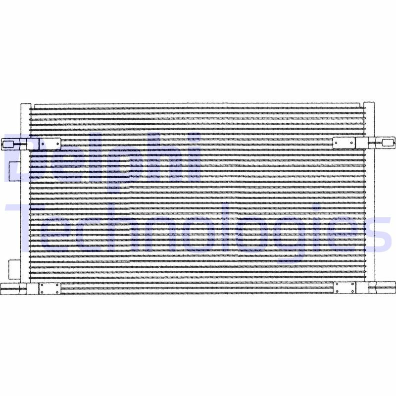 DELPHI TSP0225212 Condenseur de climatisation