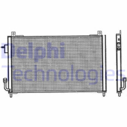 DELPHI TSP0225357 Condensador de aire acondicionado
