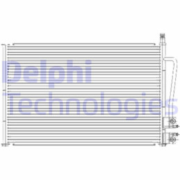 DELPHI TSP0225459 Air conditioning condenser