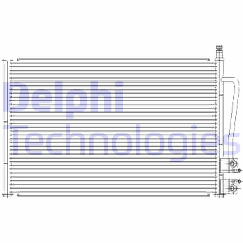 DELPHI TSP0225459 Condenseur de climatisation