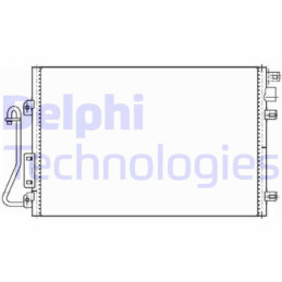DELPHI TSP0225635 Air conditioning condenser