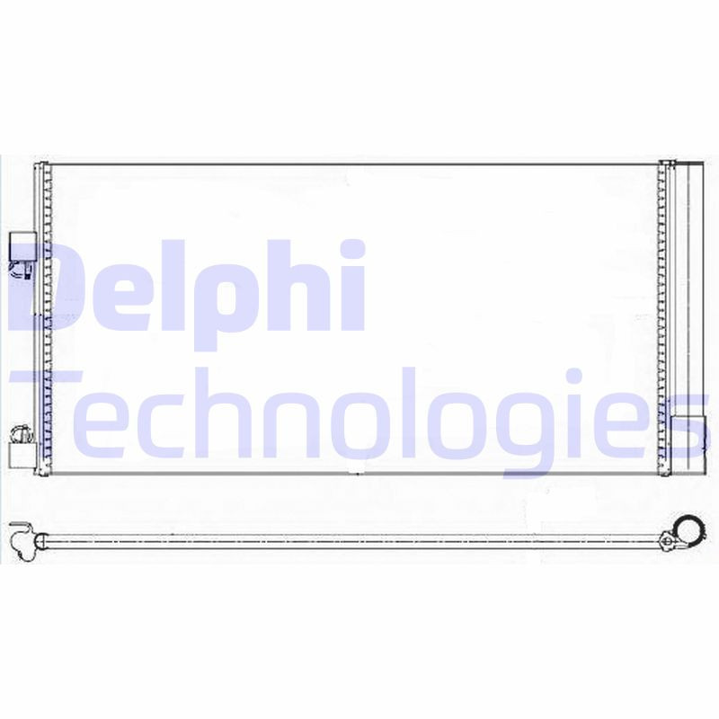 DELPHI TSP0225638 Air conditioning condenser