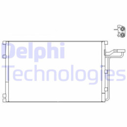DELPHI TSP0225659 Air conditioning condenser
