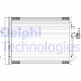 DELPHI TSP0225689 Air conditioning condenser